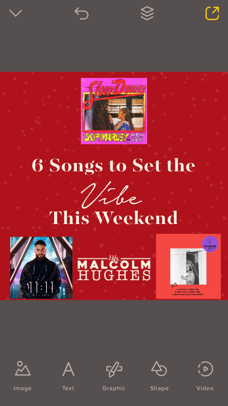 6 Songs To Create A Vibe This Weekend